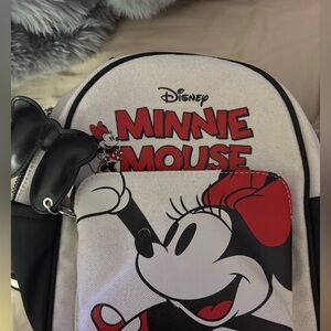 Primark Minnie Mouse Backpack - Black, White, Red